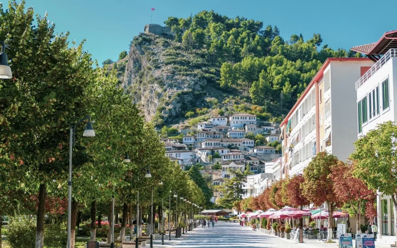 berat, albania, bałkański, mangalem, stary, miasto, historia, europa, rzeka, berat, albania, albania, albania, albania, albania