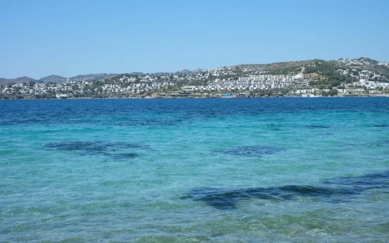 Explore the stunning coastline and clear blue waters of Bodrum, Turkey's Aegean Sea.