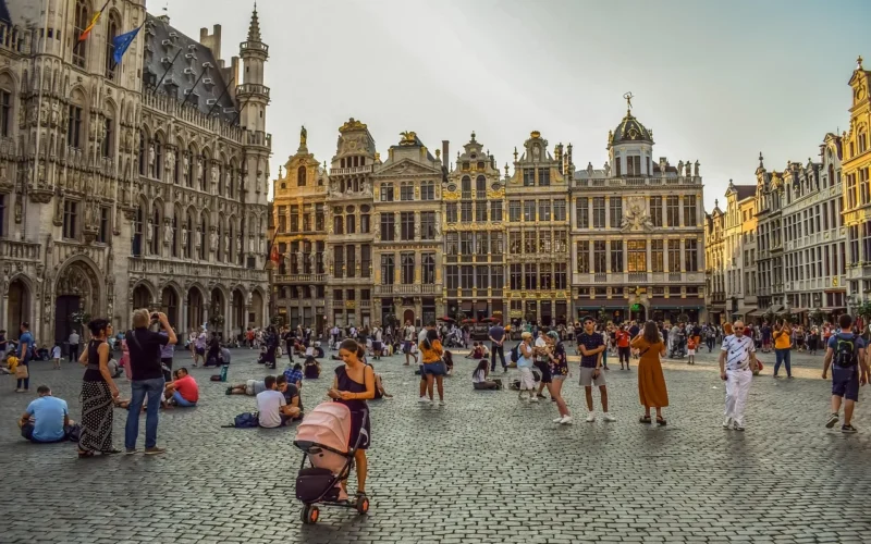 belgia, bruksela, grand place, architektura, miasto, belgijski, budynki, europa, podróż, turystyka, wieczór, zmierzch, turyści, kwadrat, zwiedzać zabytki, element krajobrazu, sławny, belgia, belgia, belgia, bruksela, bruksela, bruksela, bruksela, bruksela