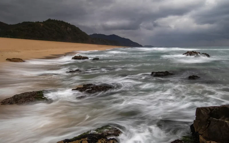 ocean, fale, niebo, charakter, chmura, krajobraz, góra, beach, beach, beach, beach, beach, beach