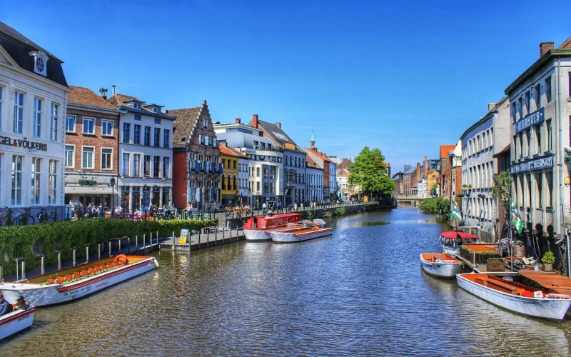 belgium, ghent, gent, downtown, hdr, river leie, north shore, townhouses, gabled houses, pedestrian zone, outside catering, historic center, architektura, stadtmitte, center, historic old town, historically, places of interest, tourist attraction, round-trip boats, rzeka, turystyka, belgium, belgium, belgium, belgium, belgium, gent, gent