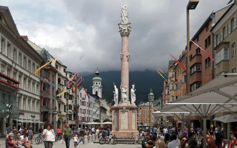 austria, tyrol, innsbruck, historyczne centrum