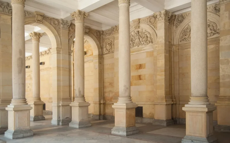 mill colonnade, karlsbad, karlovy-vary, republika czeska, spa, historyczny, architektura, historyczne centrum