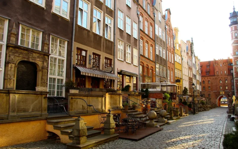 gdańsk, ulica, kamienice, rano, turystyka, miasto, miejski, polska, gdańsk, gdańsk, gdańsk, gdańsk, gdańsk, polska, polska