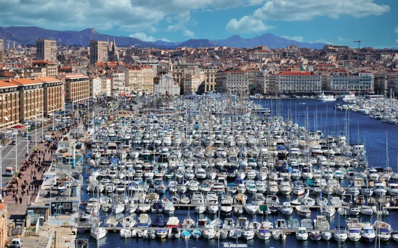 marseille, francja, stary port, prowansja, mediterranean, miasto, europa, łódź