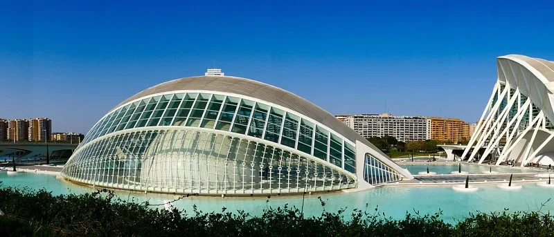 ciudad de las artes y las ciencias, city of arts and sciences, nowoczesny, architektura, natura, walencja, atrakcją, turystyka, element krajobrazu, samodzielnego turysty, hiszpania, słońce, calatrava